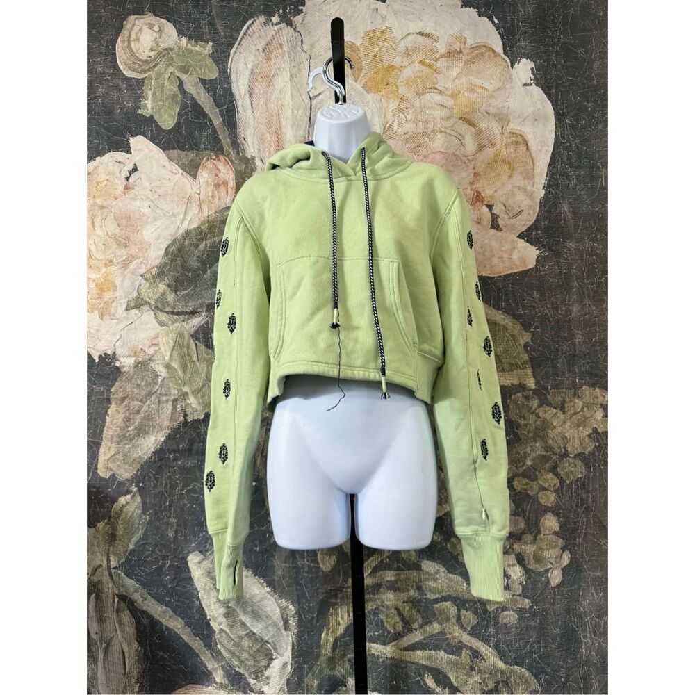 Free People Run Out Hoodie Crop Size M - Picture 6 of 9